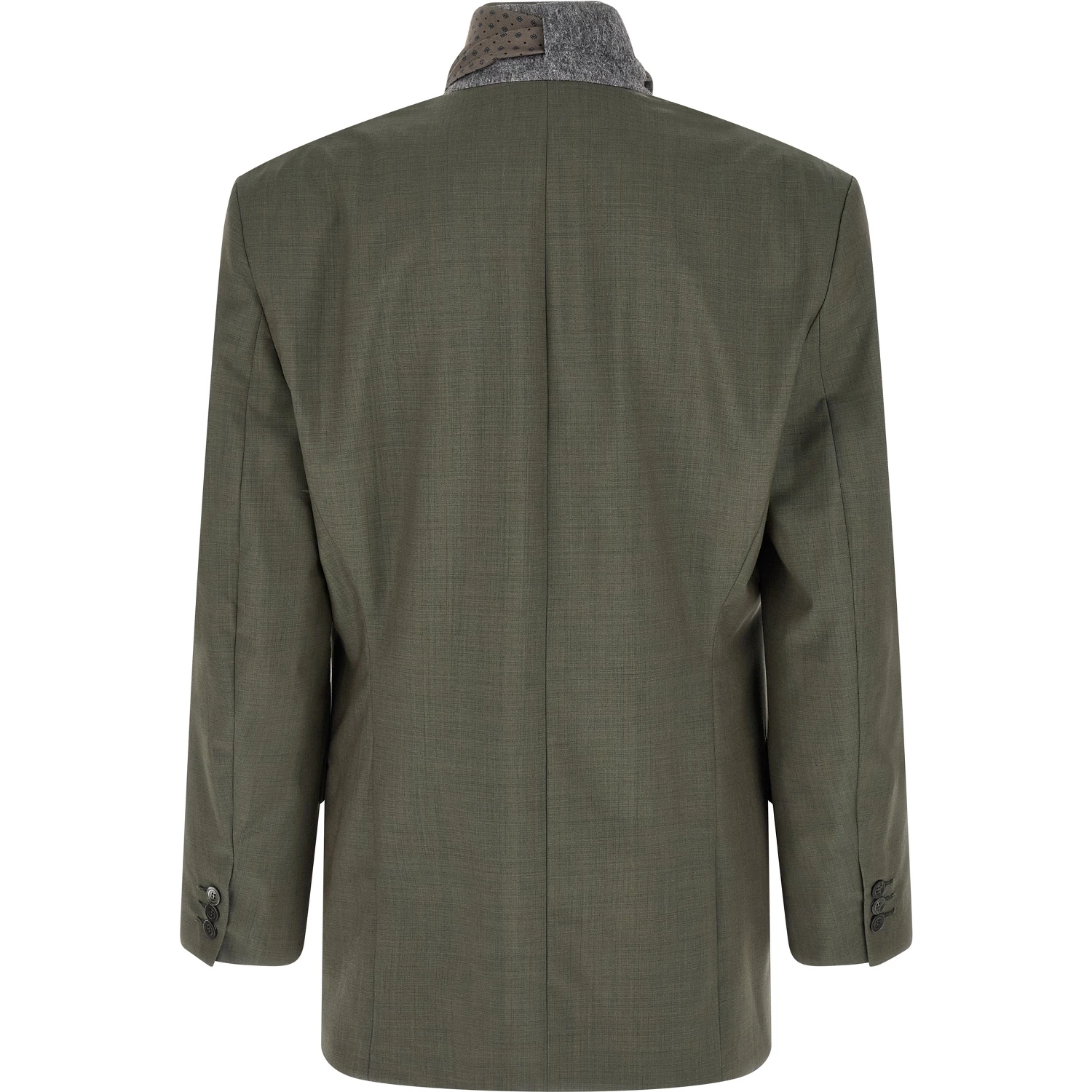 Bicolor Virgin Wool Blazer