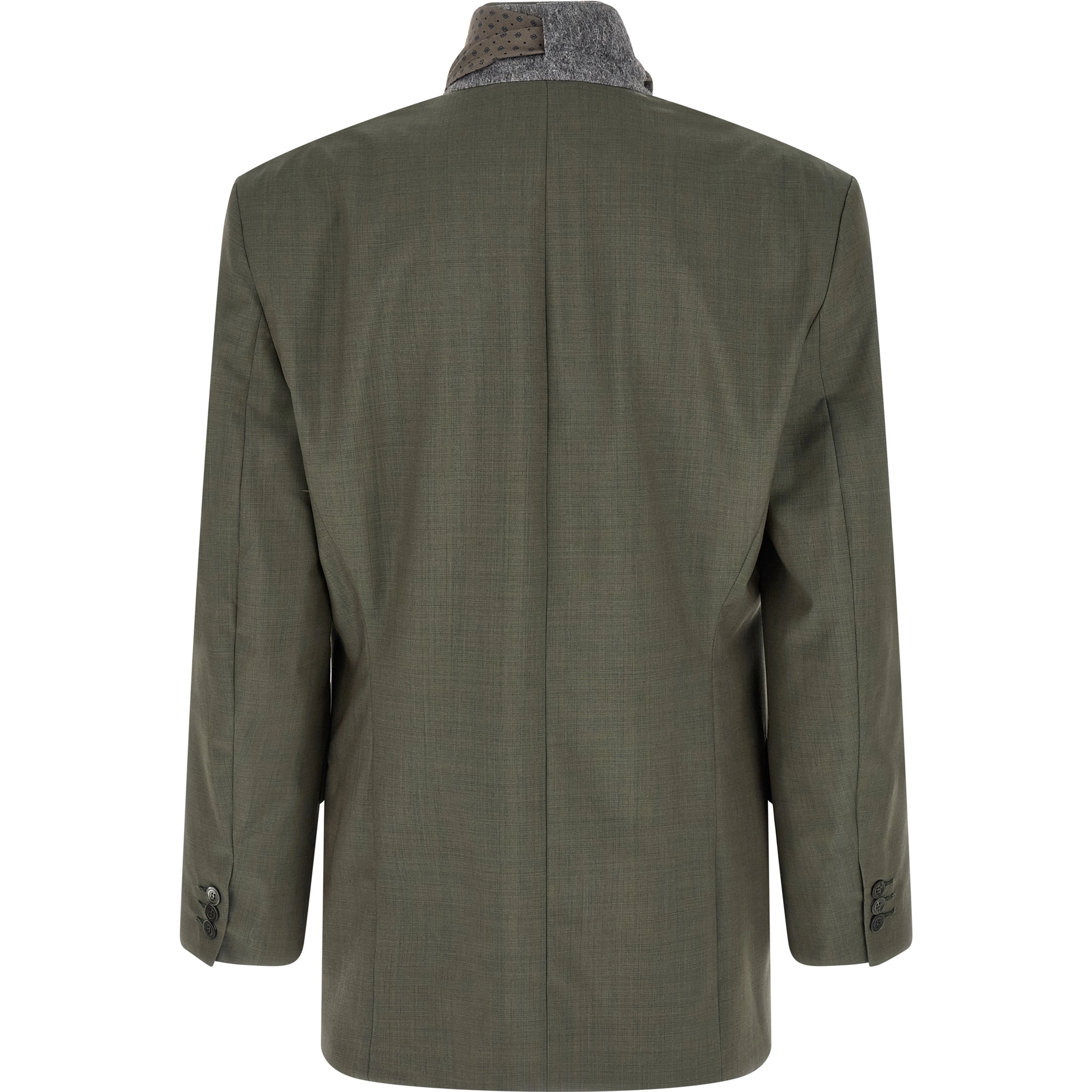 Bicolor Virgin Wool Blazer