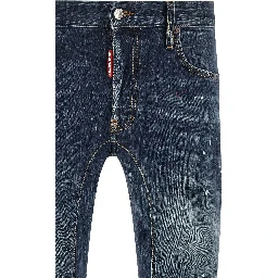 Blue Cotton Jeans Denim