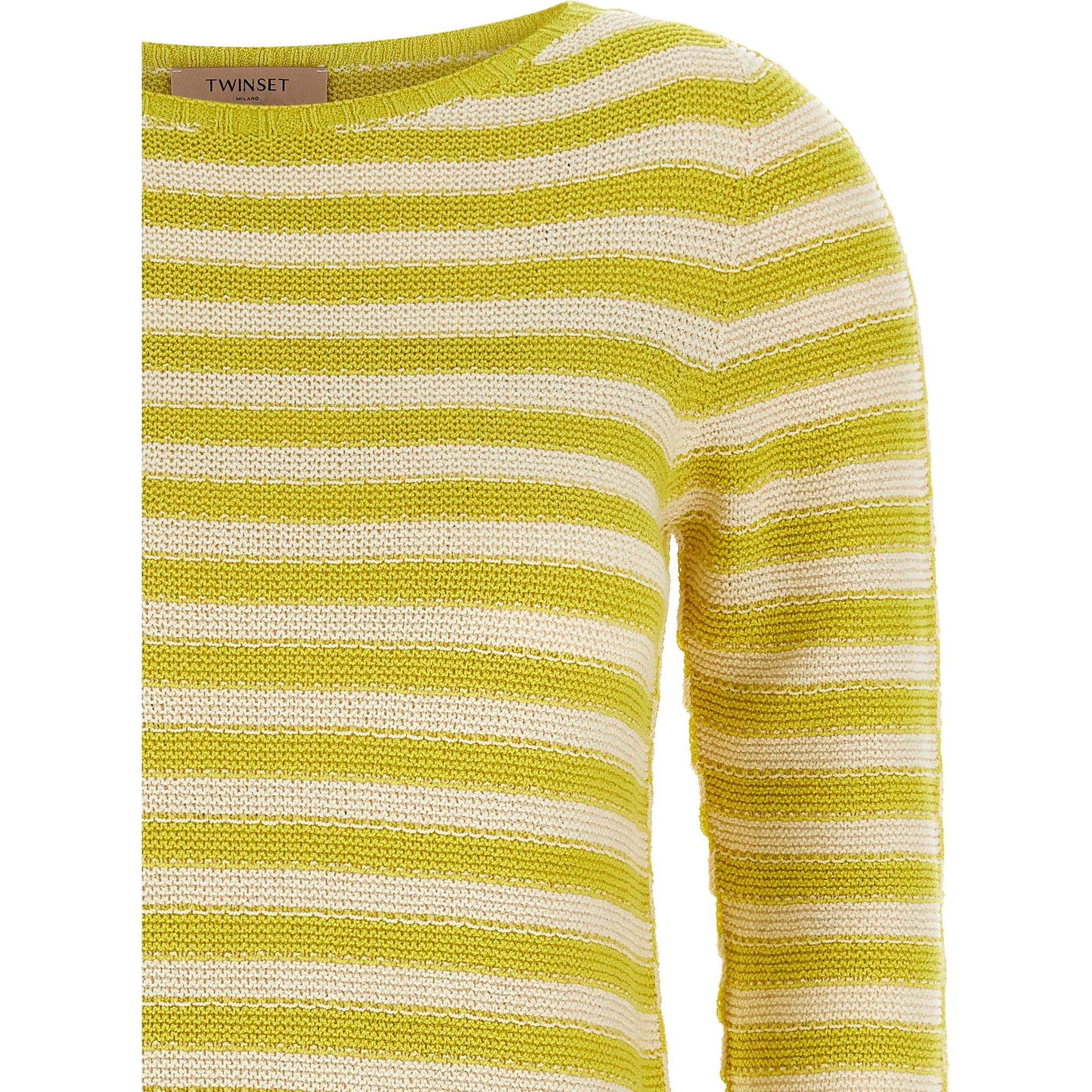 Bicolor Cotton Cardigan