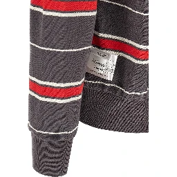 Gray Cotton Polo Shirt