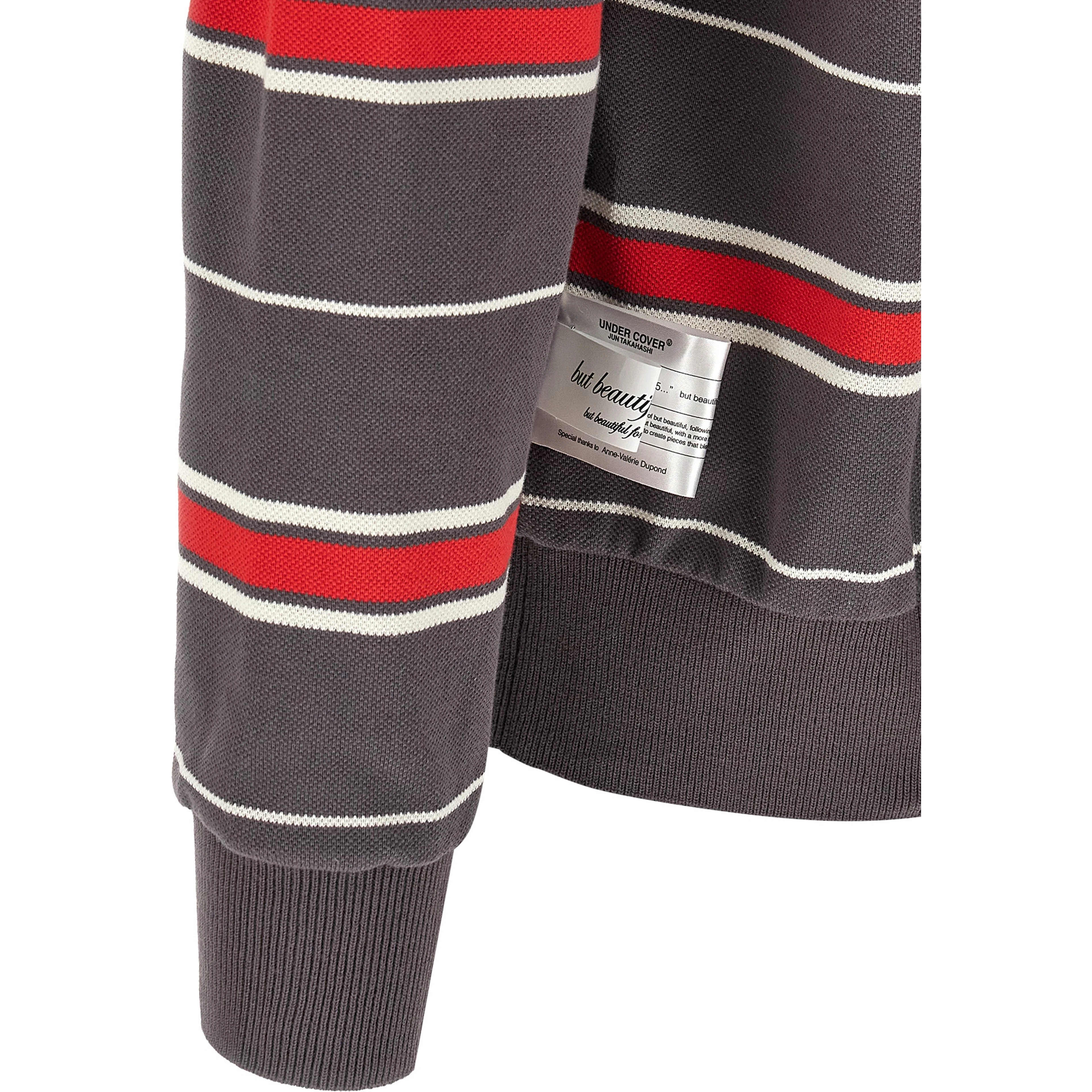 Gray Cotton Polo Shirt