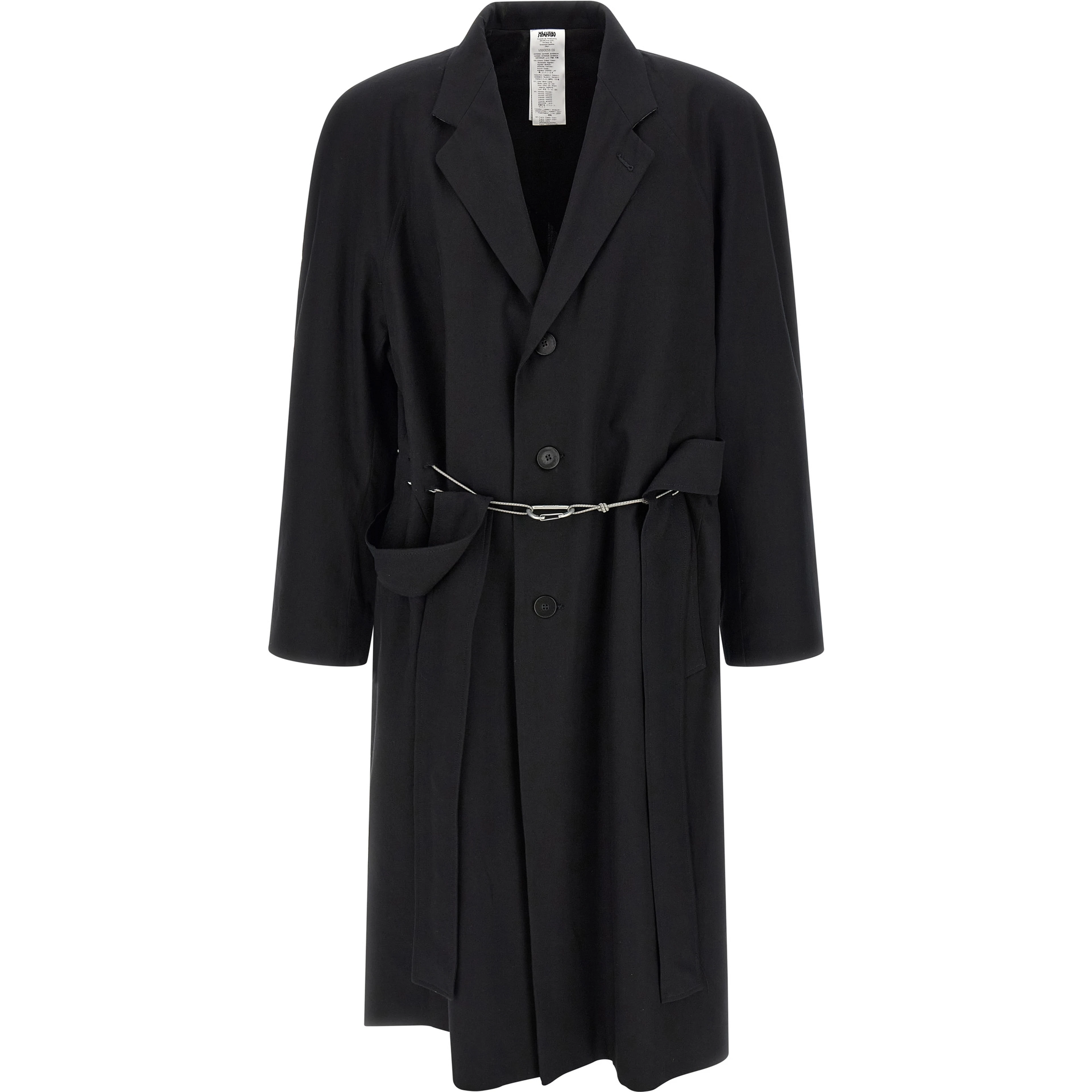 Black Cotton Coat