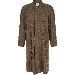 Beige Virgin Wool Coat