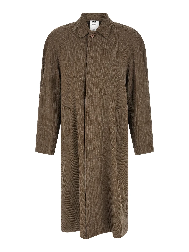 Beige Virgin Wool Coat