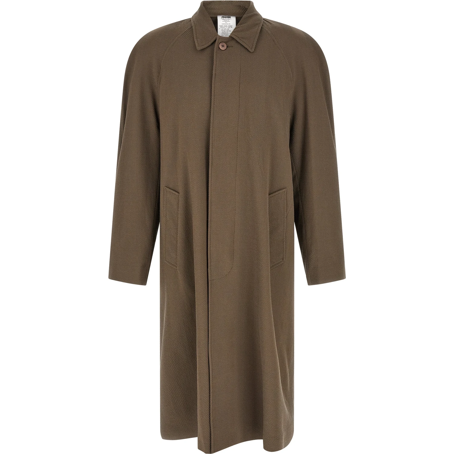 Beige Virgin Wool Coat