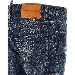 Blue Cotton Jeans Denim