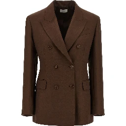 Brown Viscose Blazer