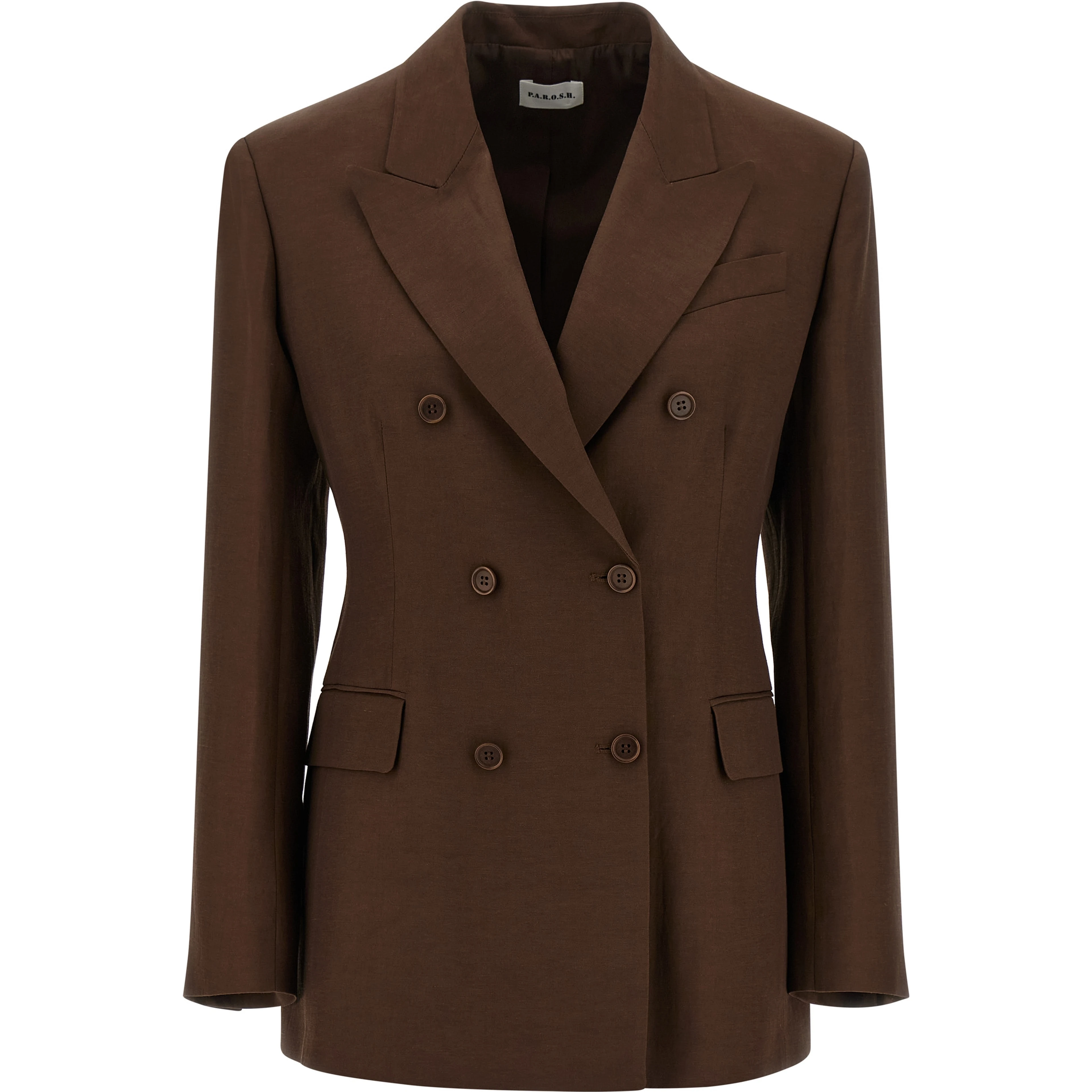 Brown Viscose Blazer