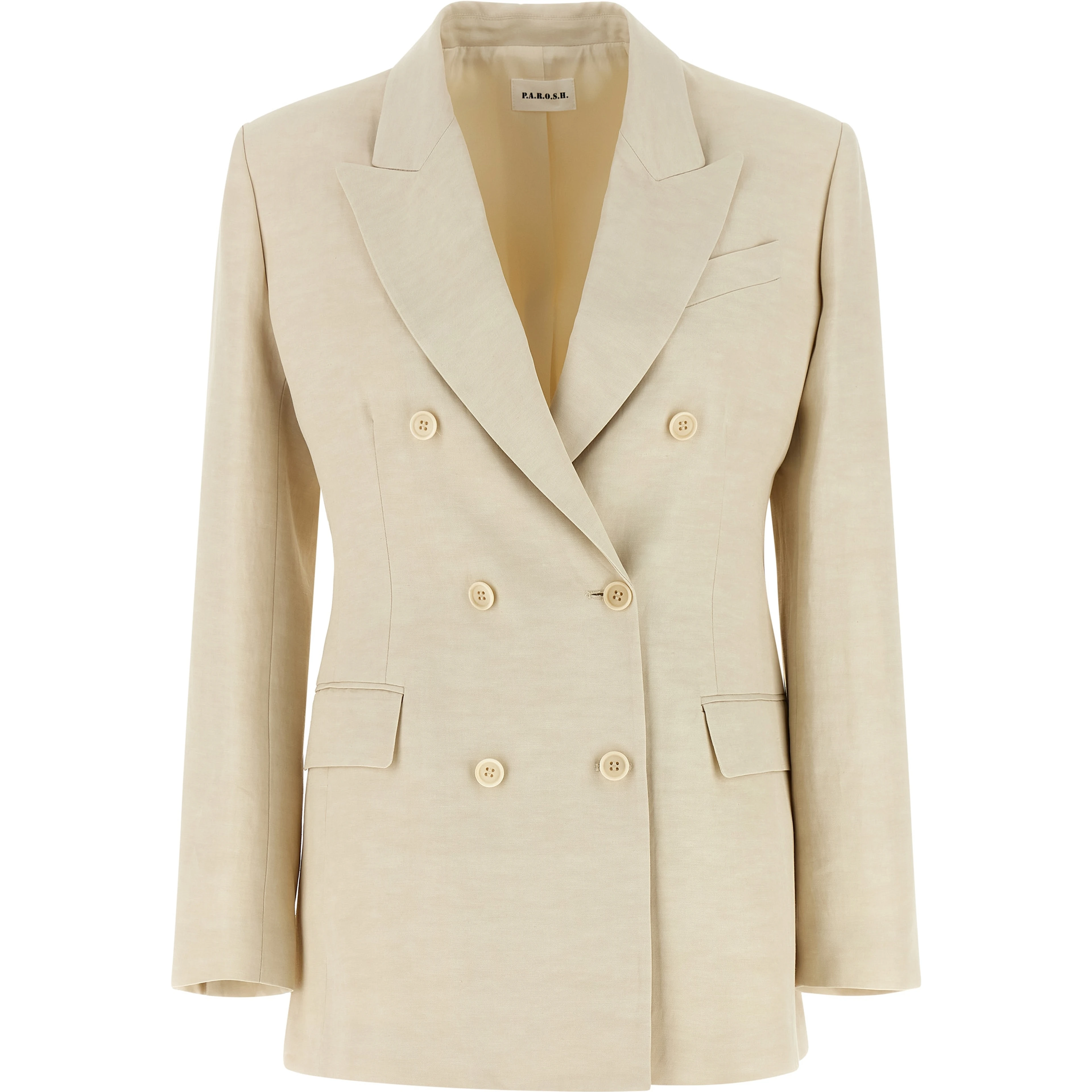 Beige Viscose Blazer