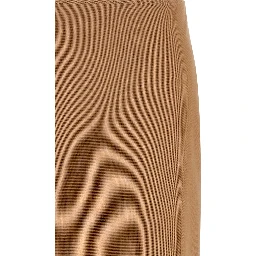 Beige Polyamide Midi Skirt