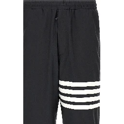 Blue Polyamide Joggers (Workout Pants)