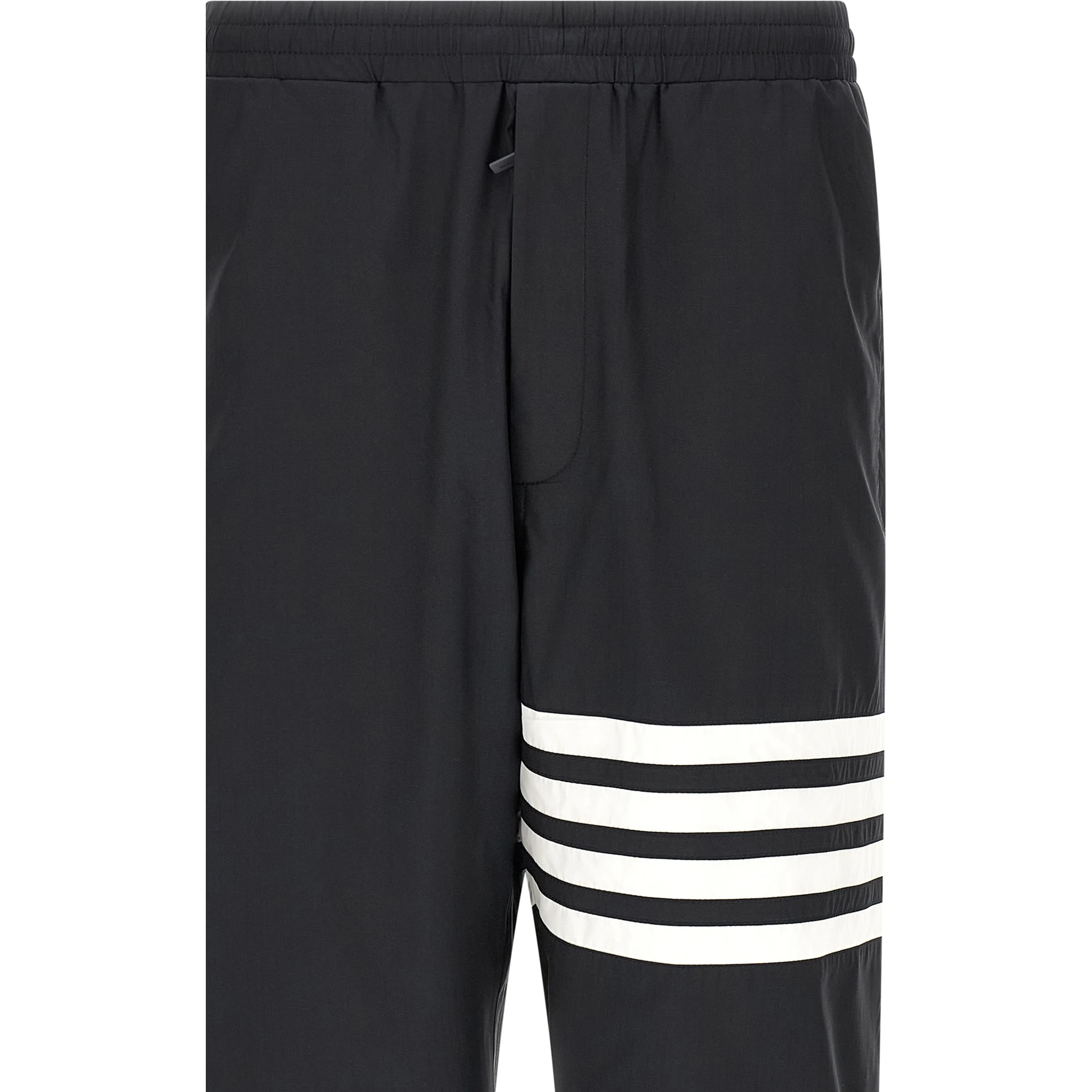 Blue Polyamide Joggers (Workout Pants)