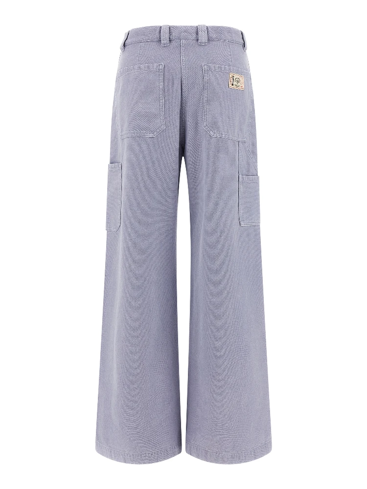 Purple Cotton Casual Pants alternative