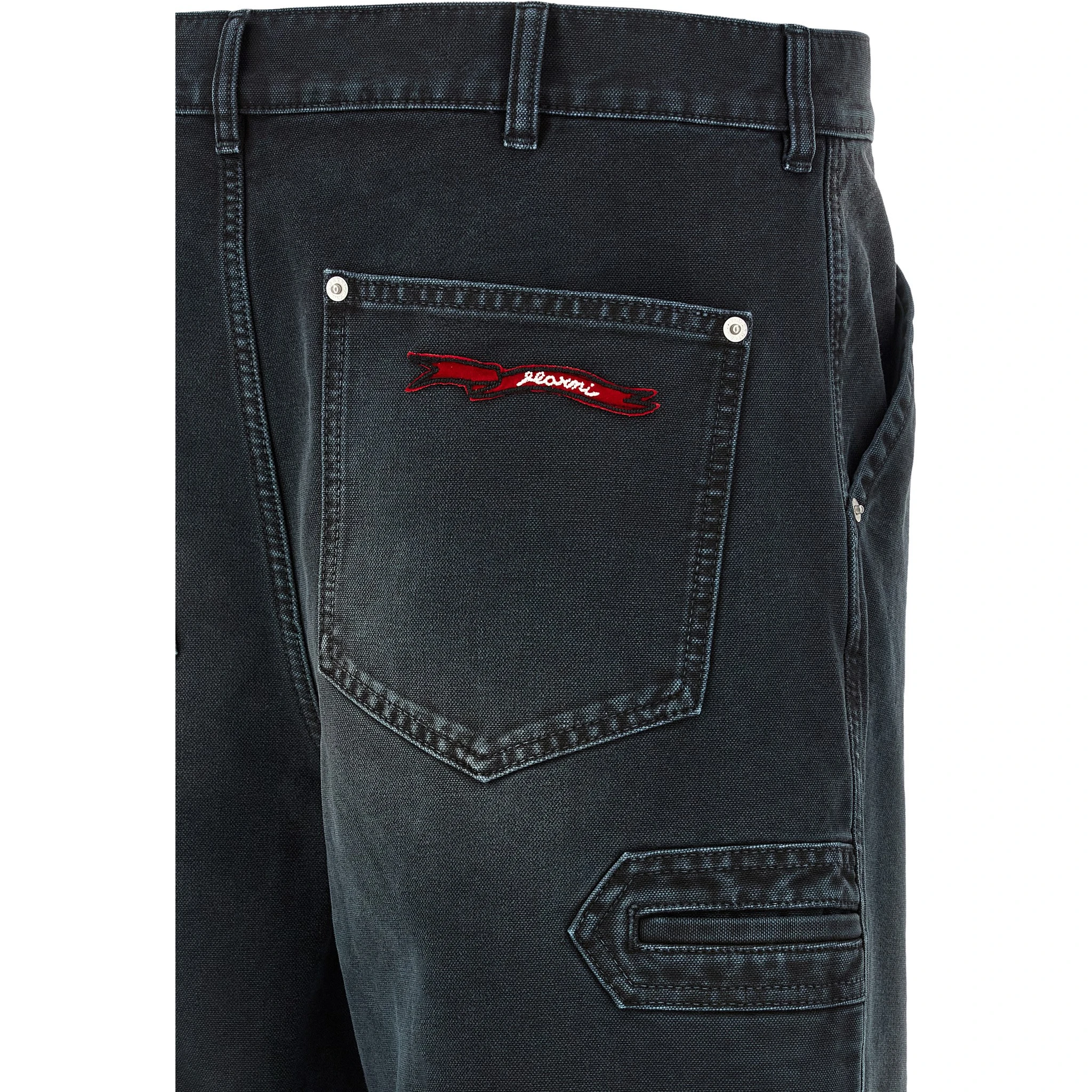 Black Cotton Jeans Denim