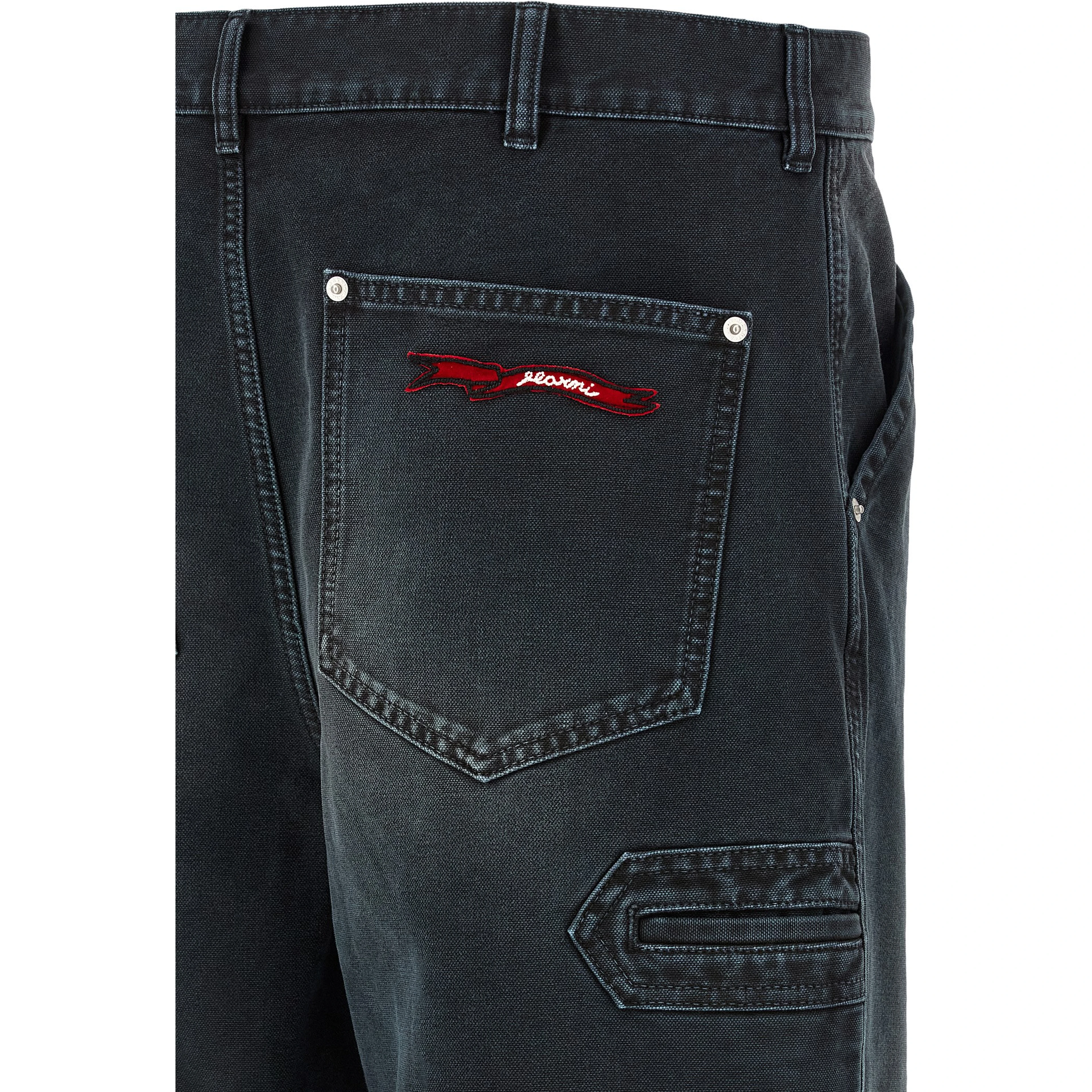 Black Cotton Jeans Denim