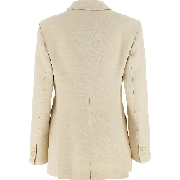 Beige Viscose Blazer