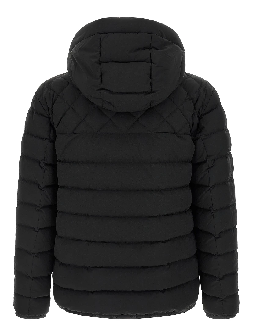 Black Nylon Full-Length Jacket