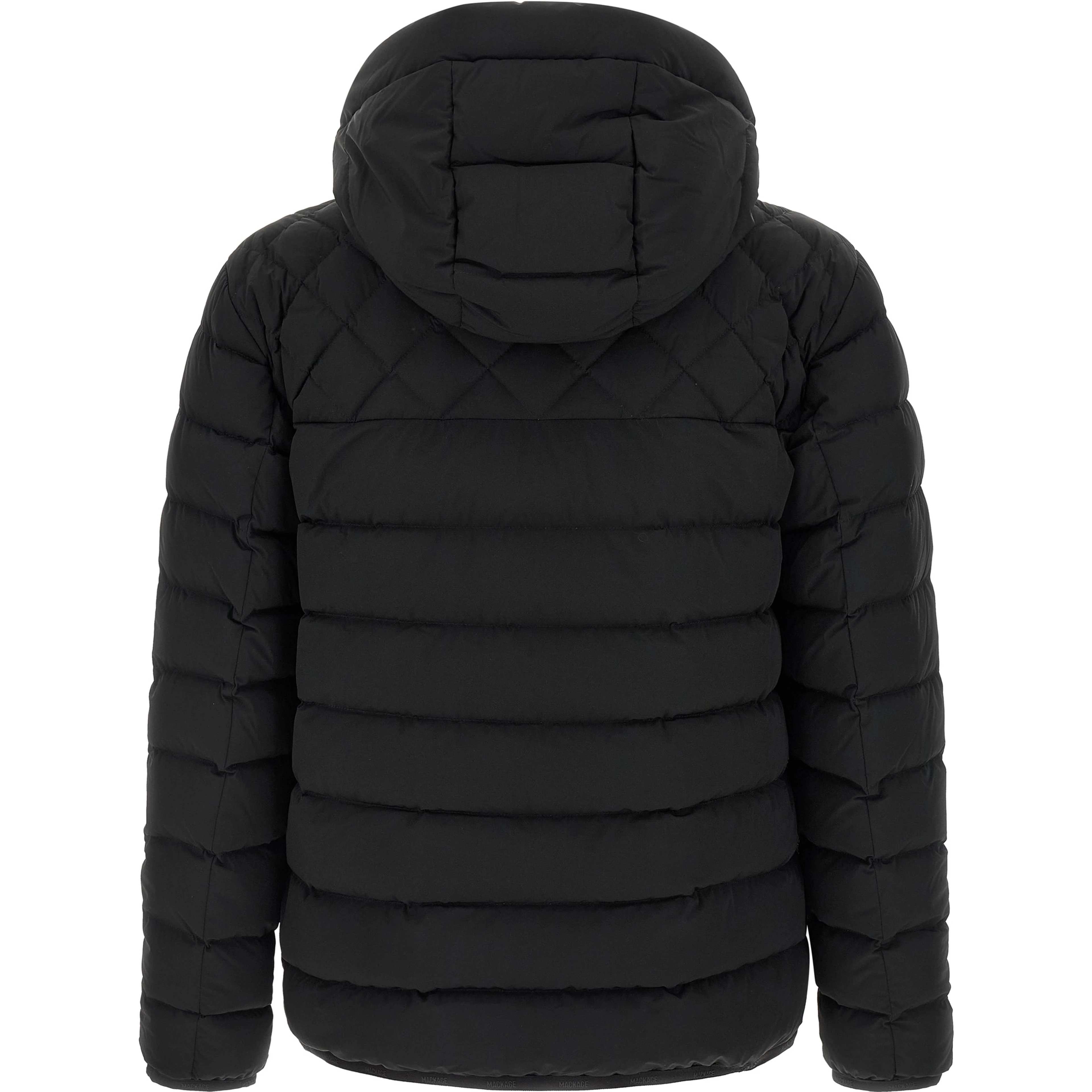 Black Nylon Full-Length Jacket