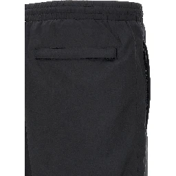 Blue Polyamide Joggers (Workout Pants)