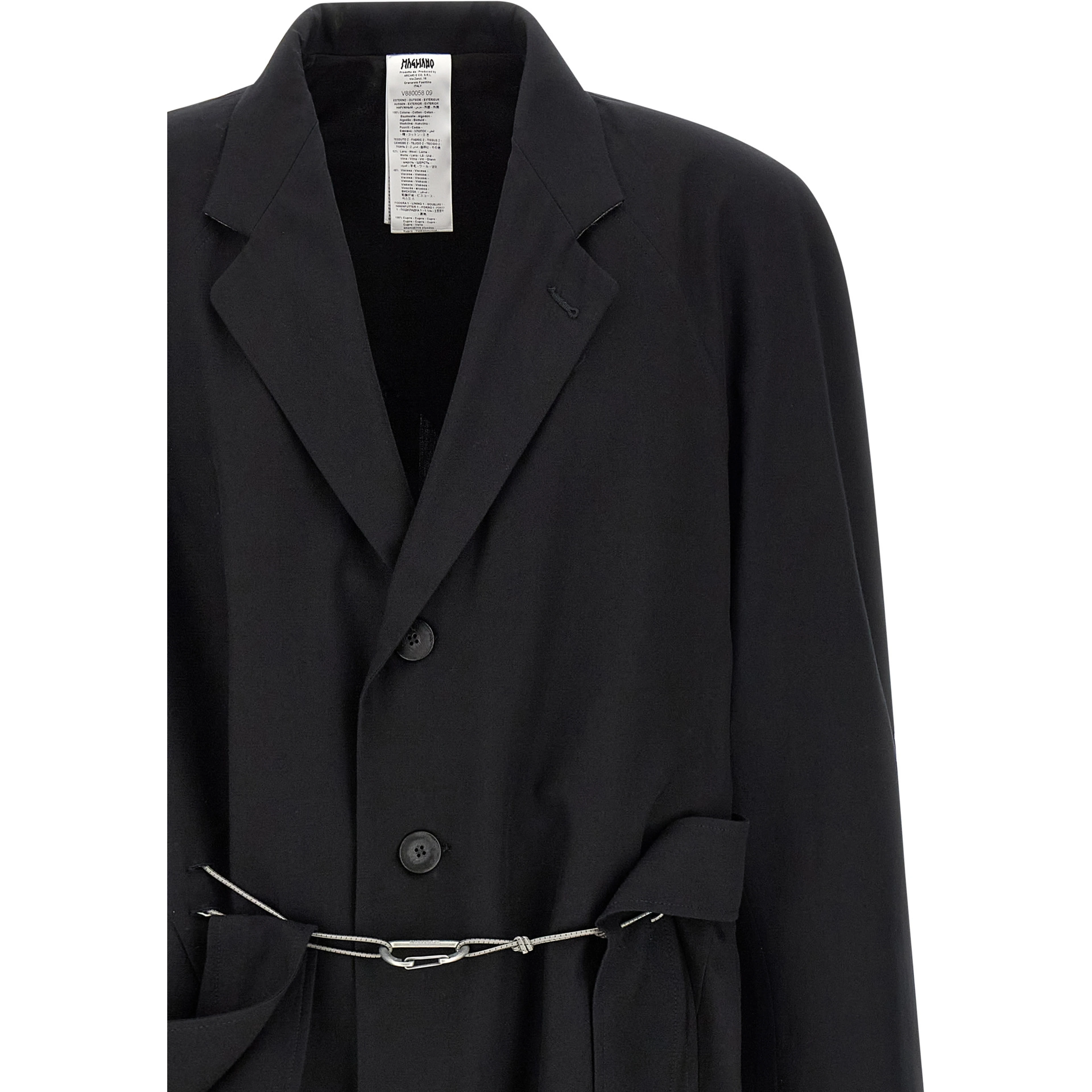 Black Cotton Coat