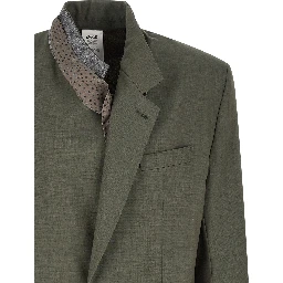 Bicolor Virgin Wool Blazer