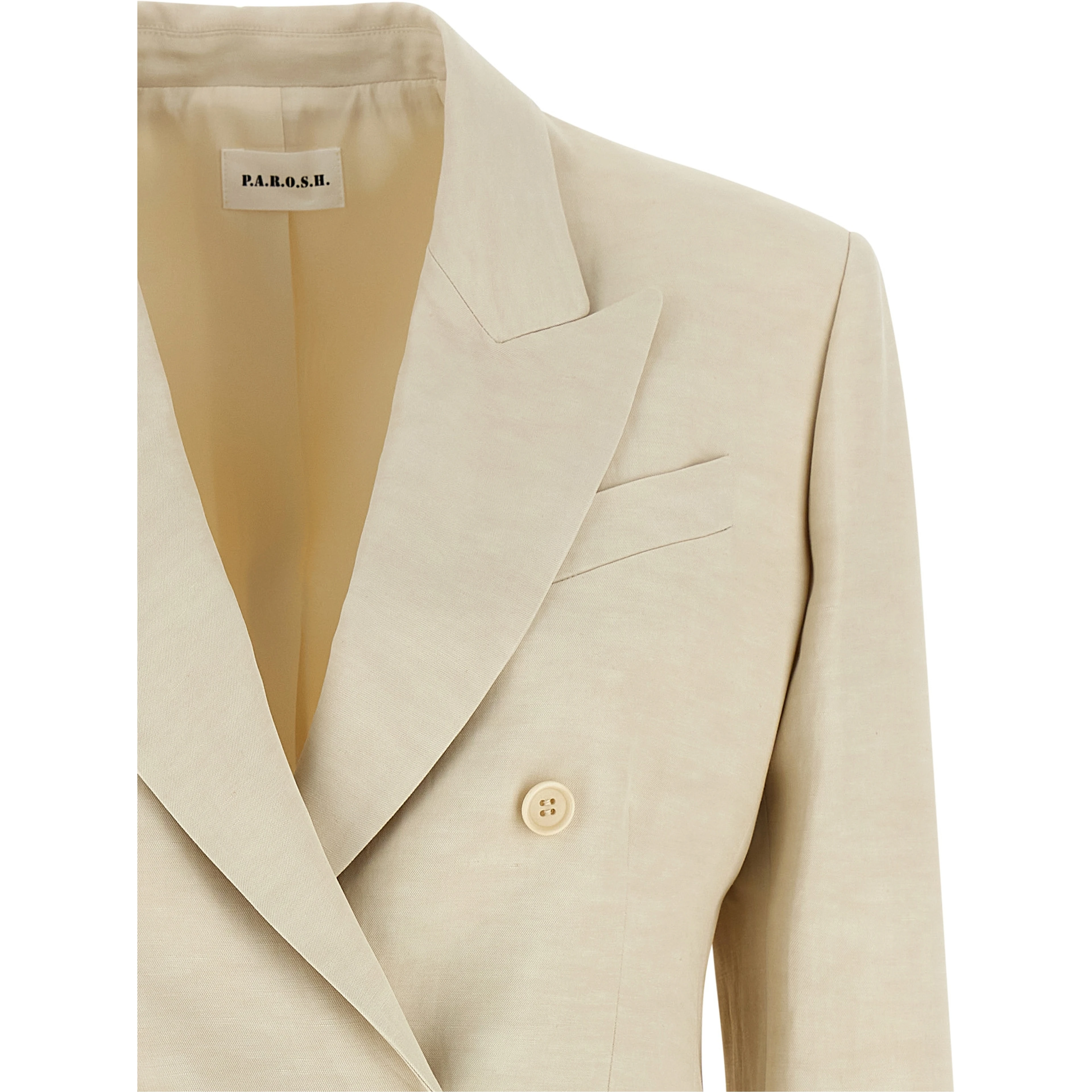 Beige Viscose Blazer