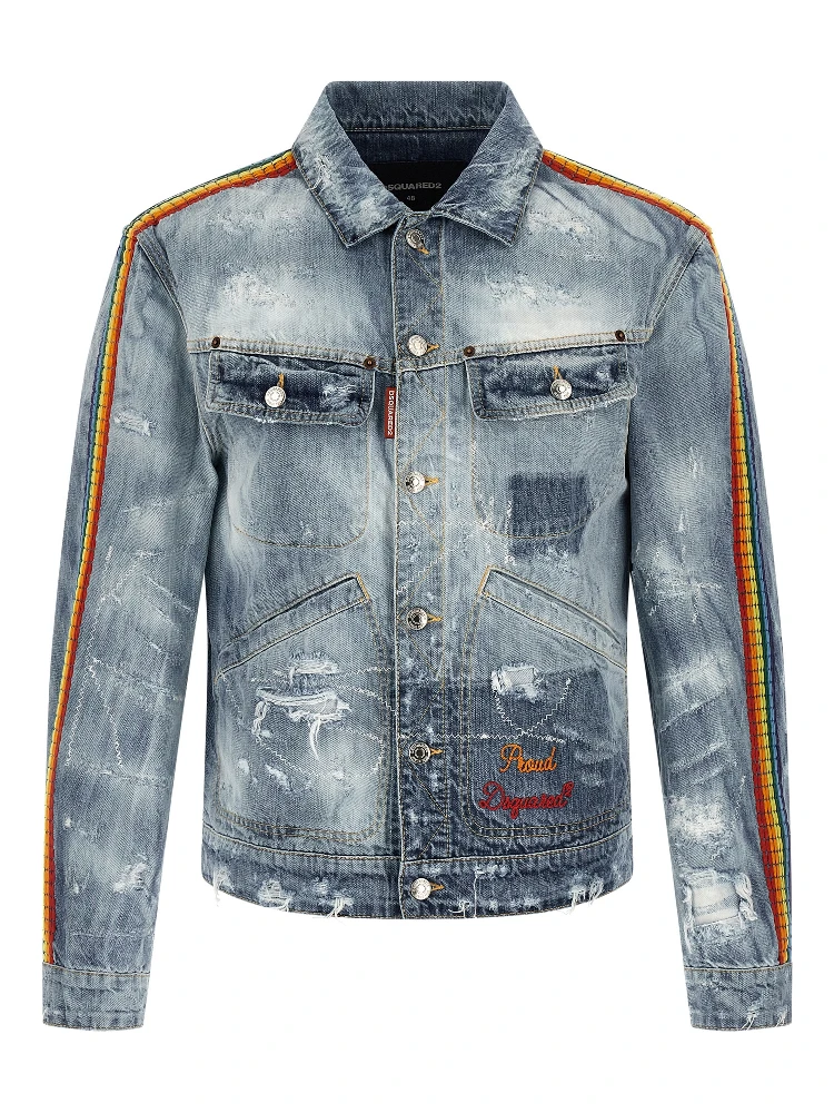 Blue Cotton Denim Jacket