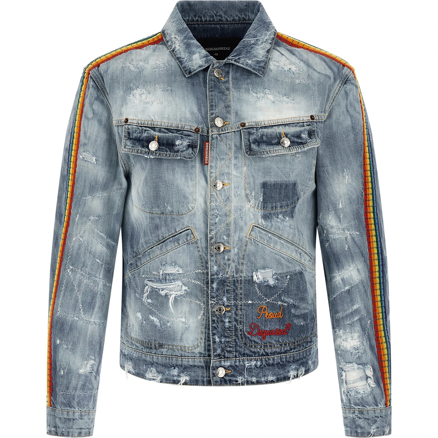 Blue Cotton Denim Jacket
