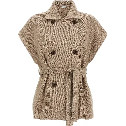 Beige Cotton Cardigan