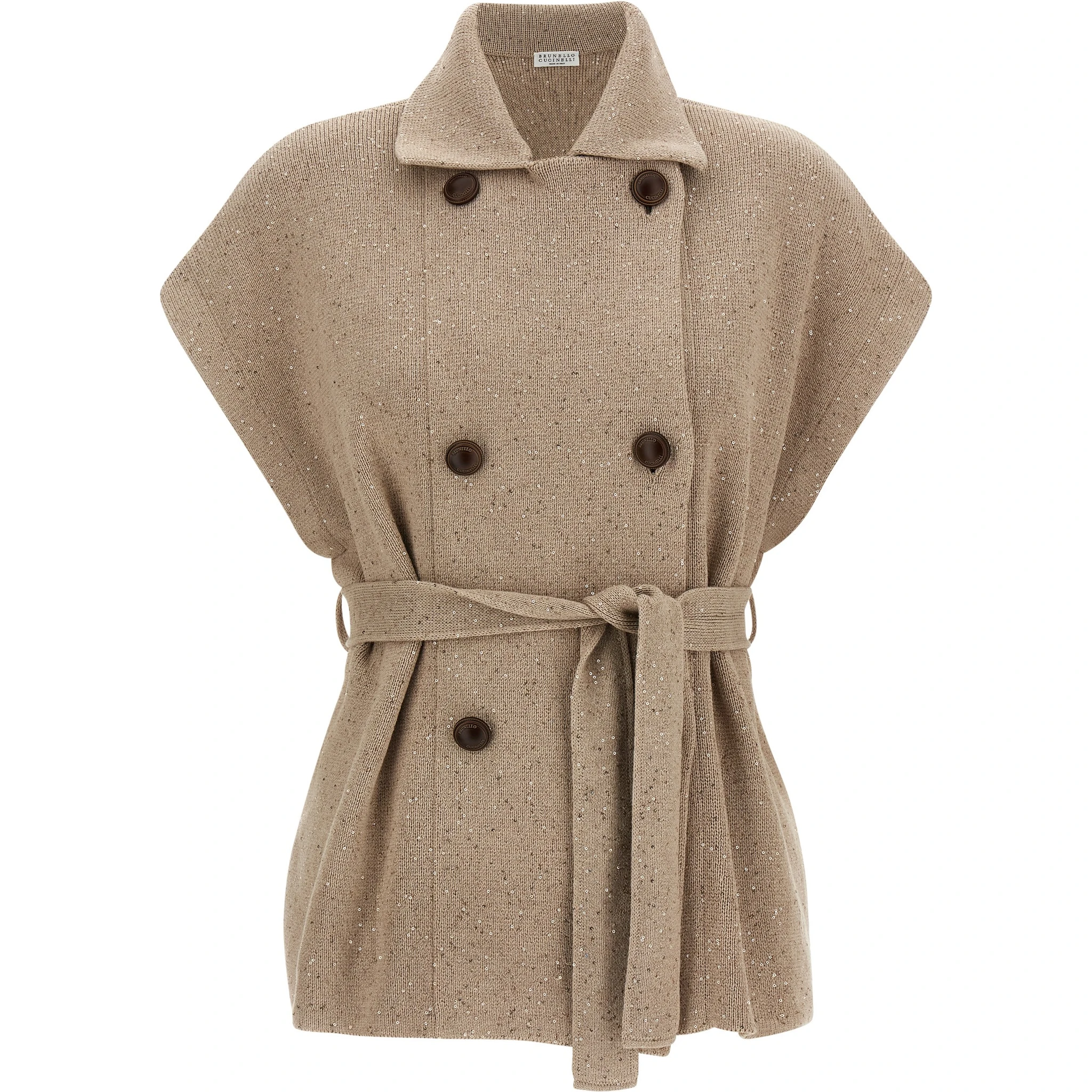 Beige Cotton Cardigan