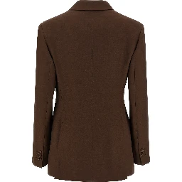 Brown Viscose Blazer