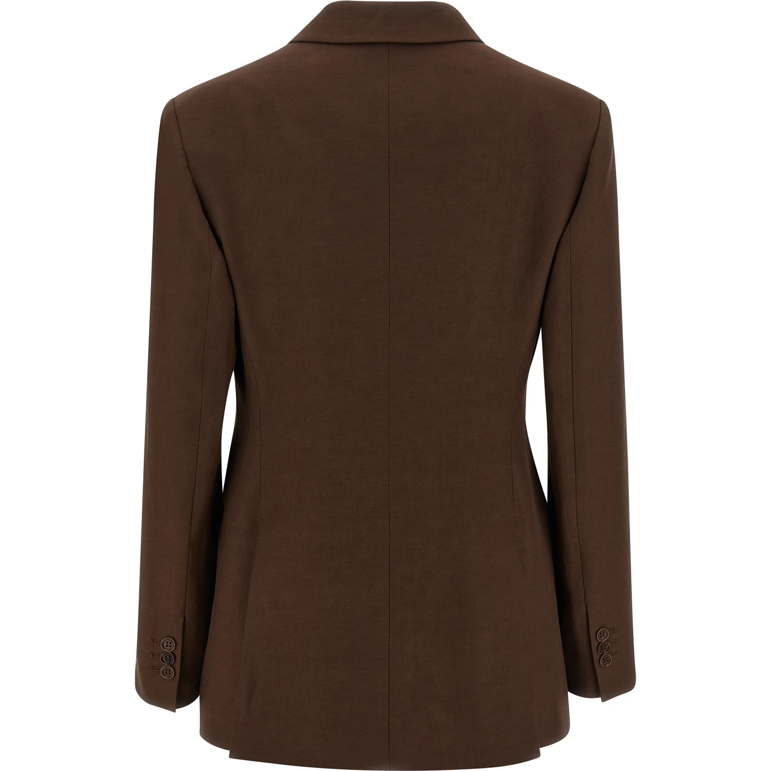 Brown Viscose Blazer