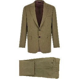 Bicolor Wool Two-Piece Suit