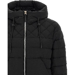 Black Nylon Full-Length Jacket