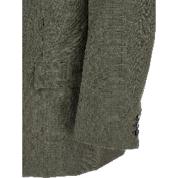 Bicolor Virgin Wool Blazer