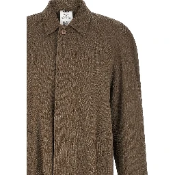 Beige Virgin Wool Coat