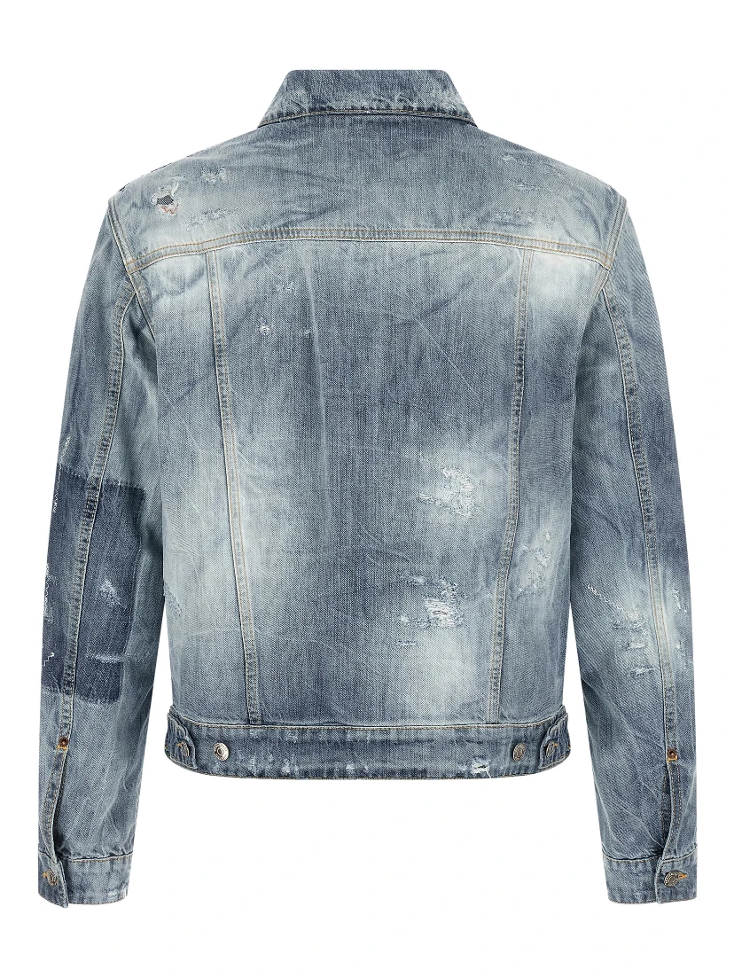 Blue Cotton Denim Jacket