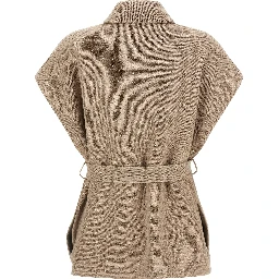 Beige Cotton Cardigan