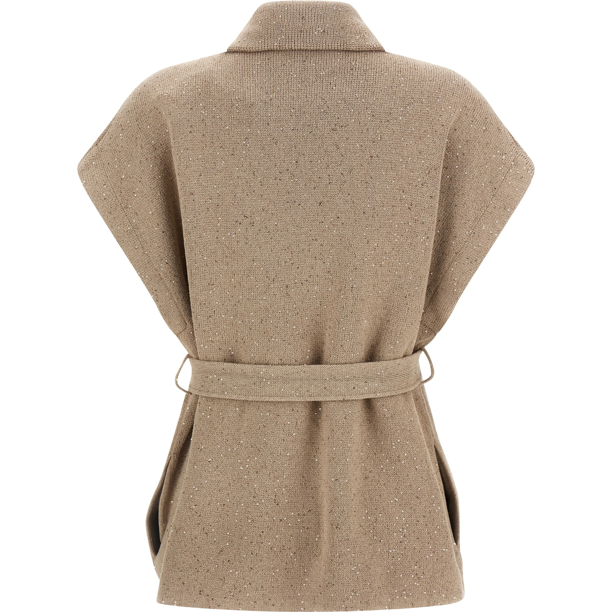Beige Cotton Cardigan
