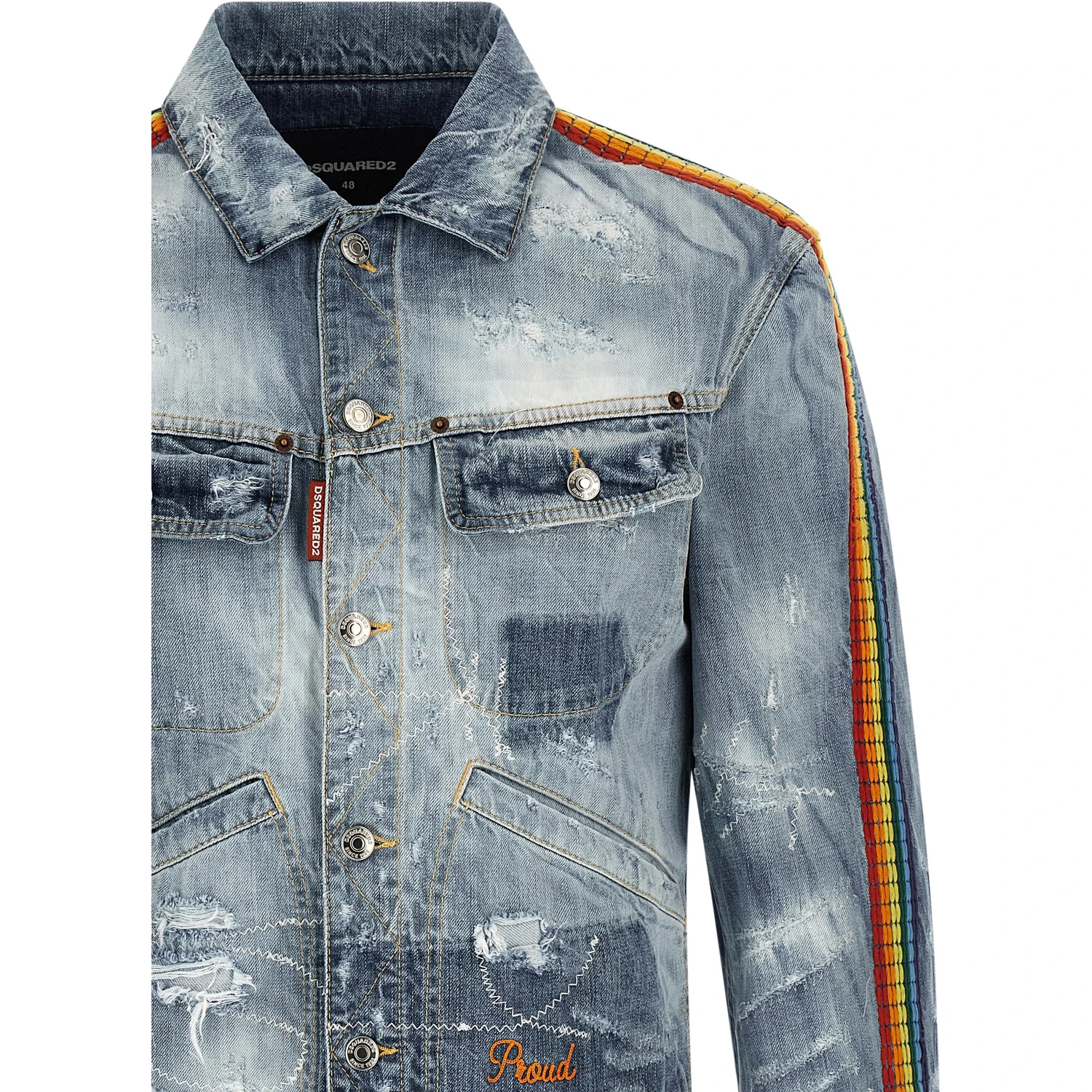 Blue Cotton Denim Jacket