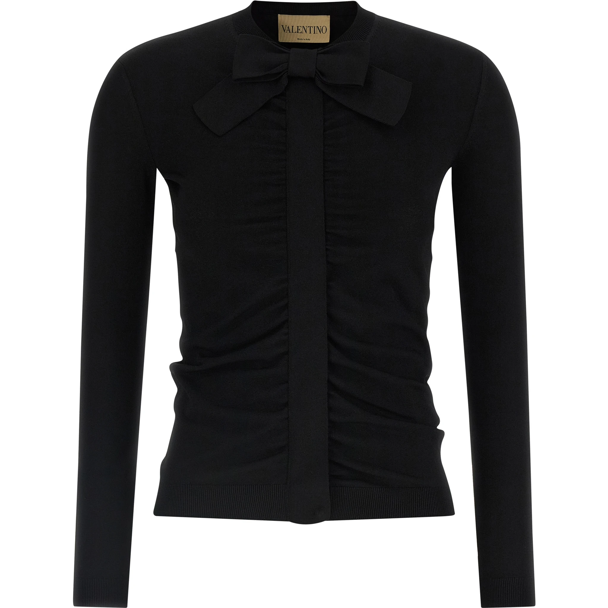 Black Viscose Cardigan