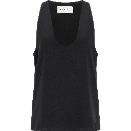 Black Silk Tank Tops