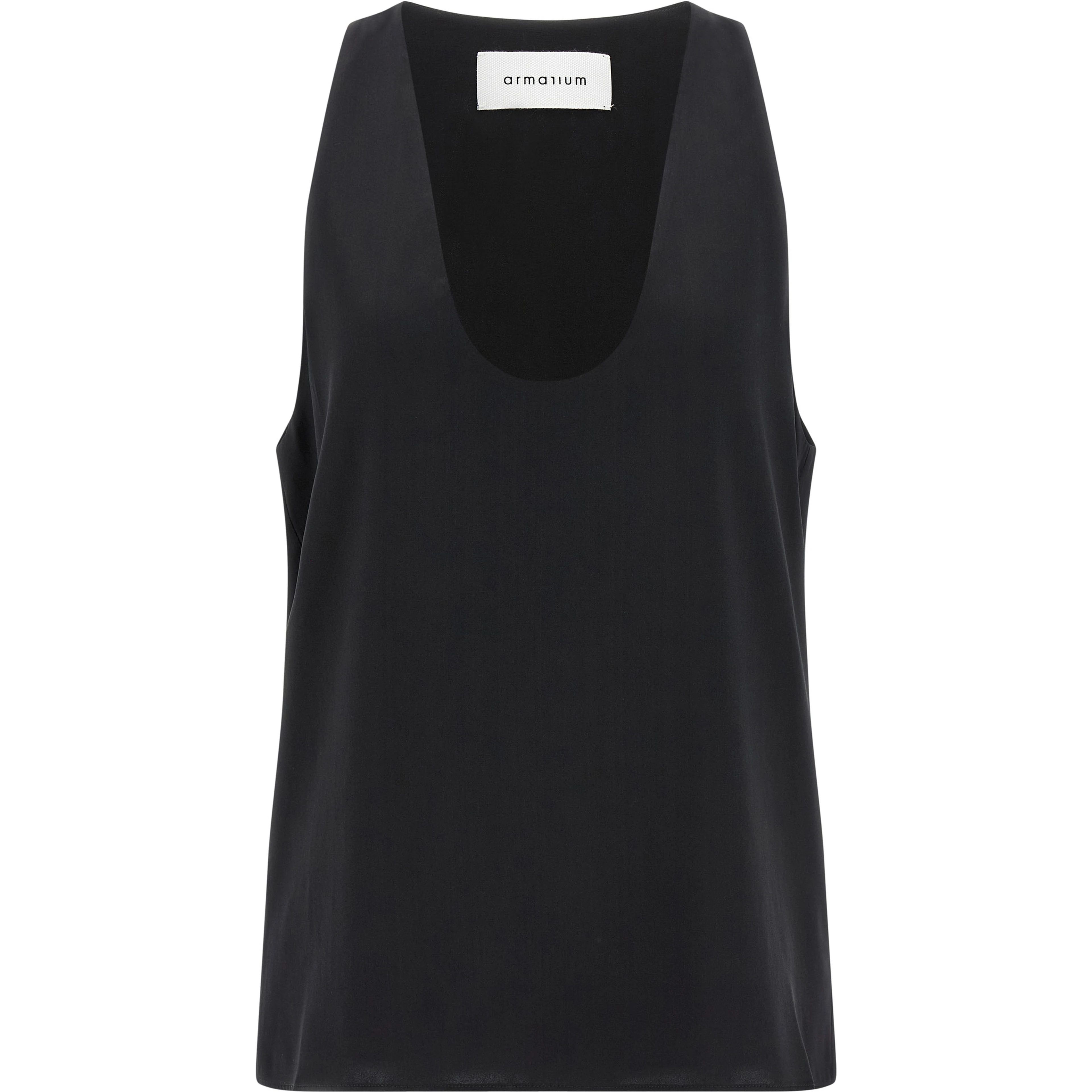 Black Silk Tank Tops
