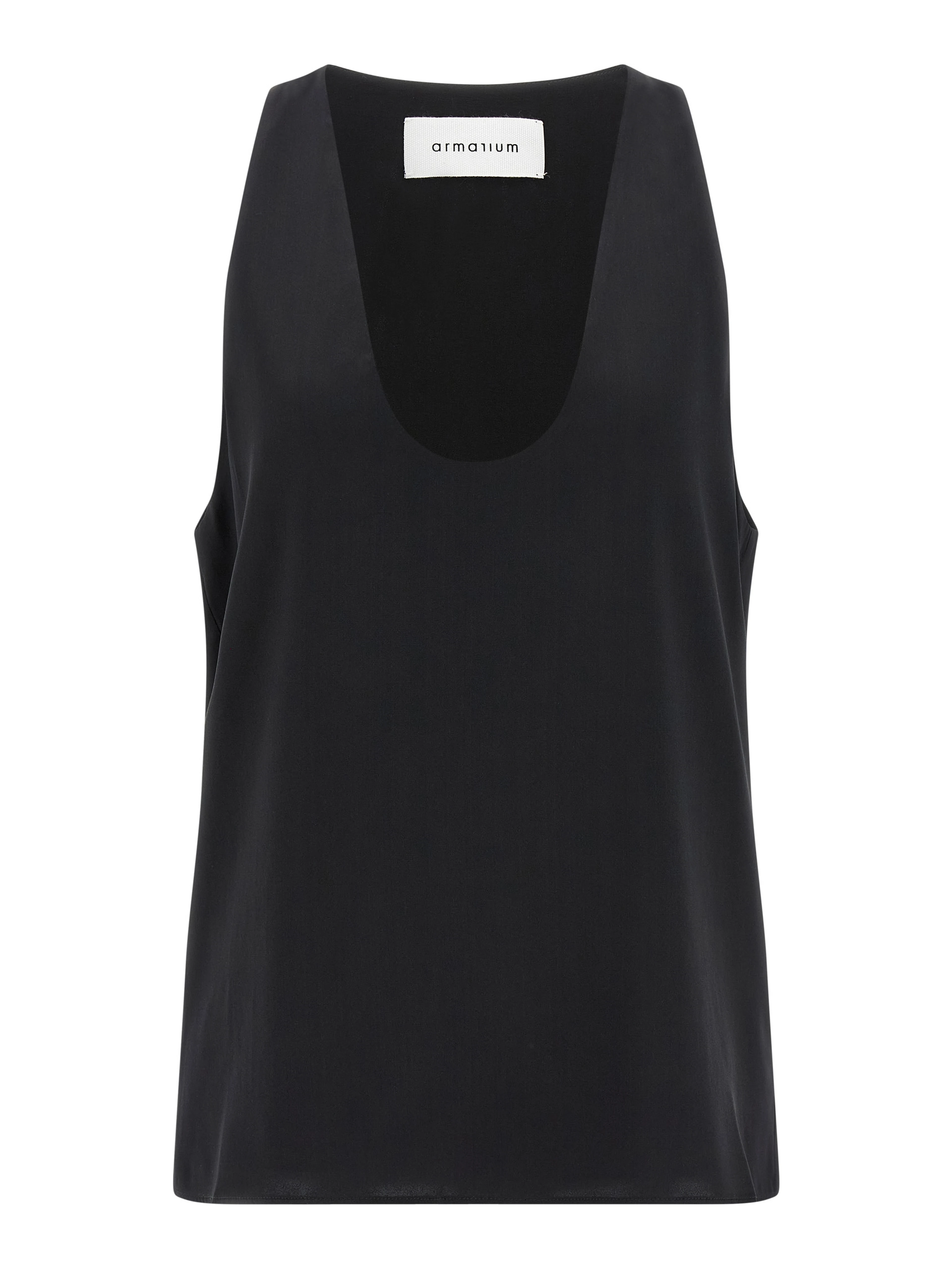 Black Silk Tank Tops