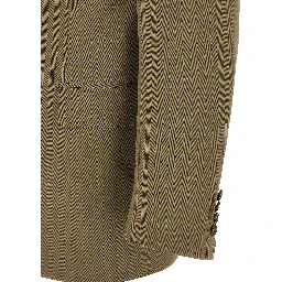 Bicolor Wool Two-Piece Suit