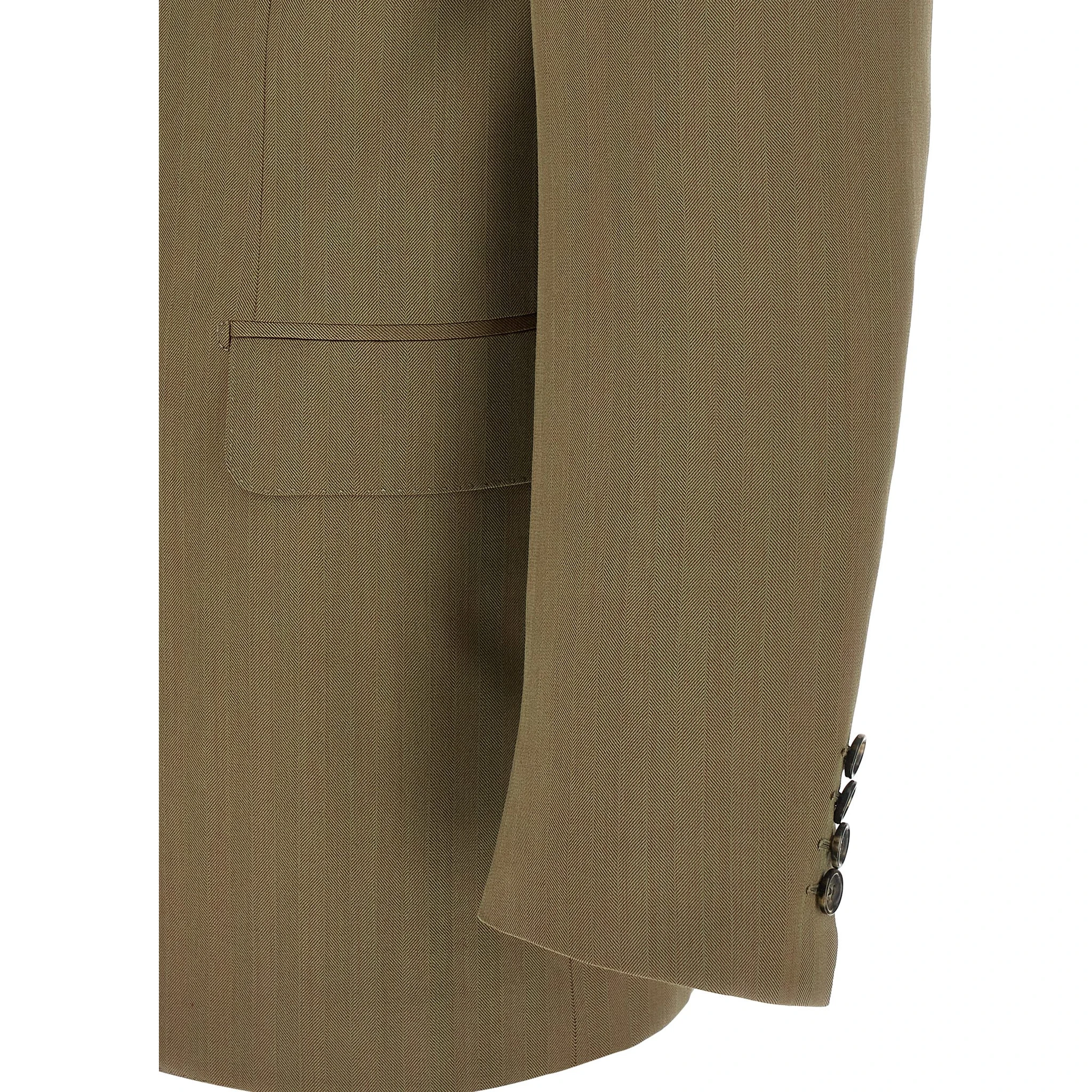 Bicolor Wool Two-Piece Suit