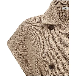 Beige Cotton Cardigan