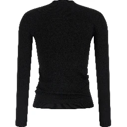 Black Viscose Cardigan