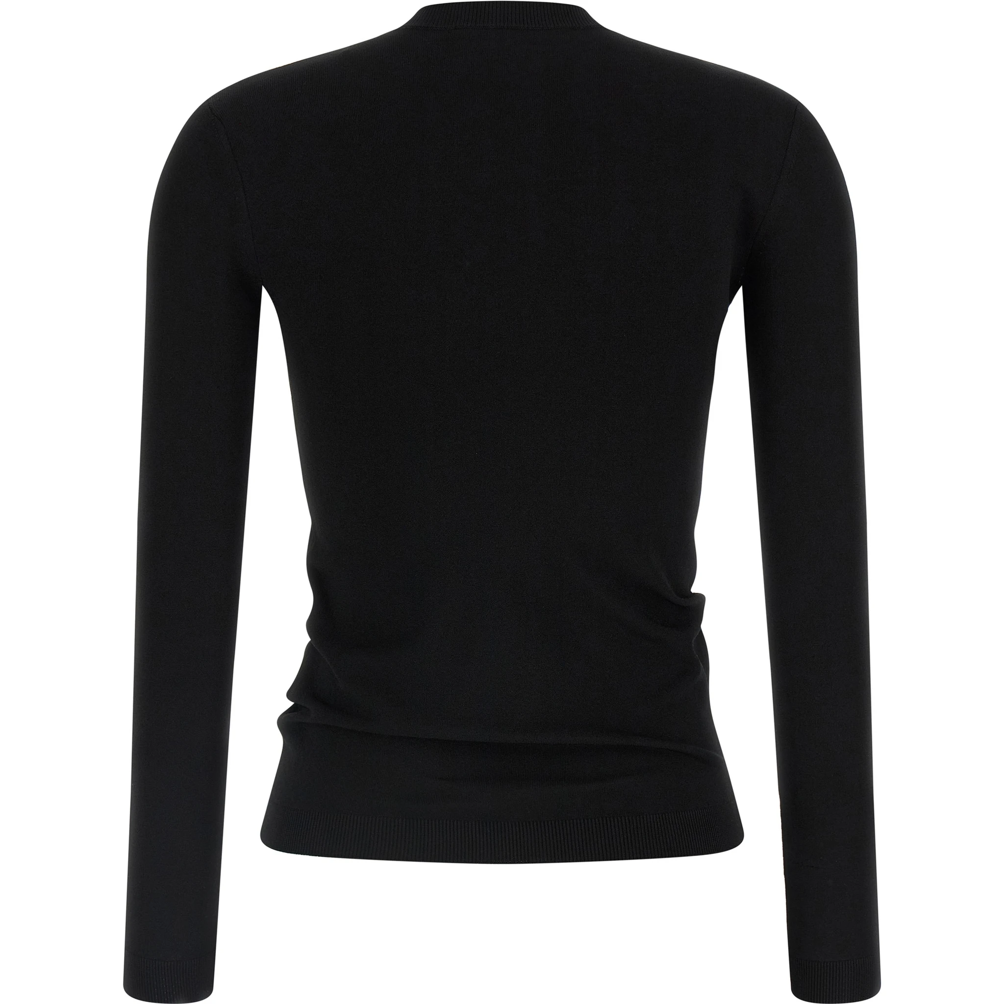 Black Viscose Cardigan